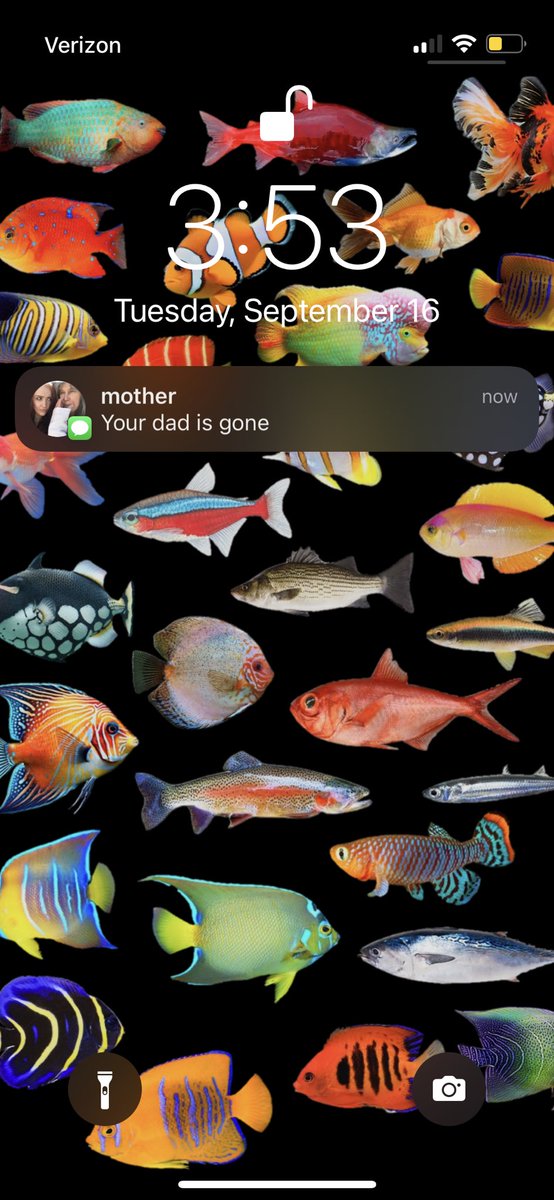 she has got to find a better way to let me know my dad just left for work