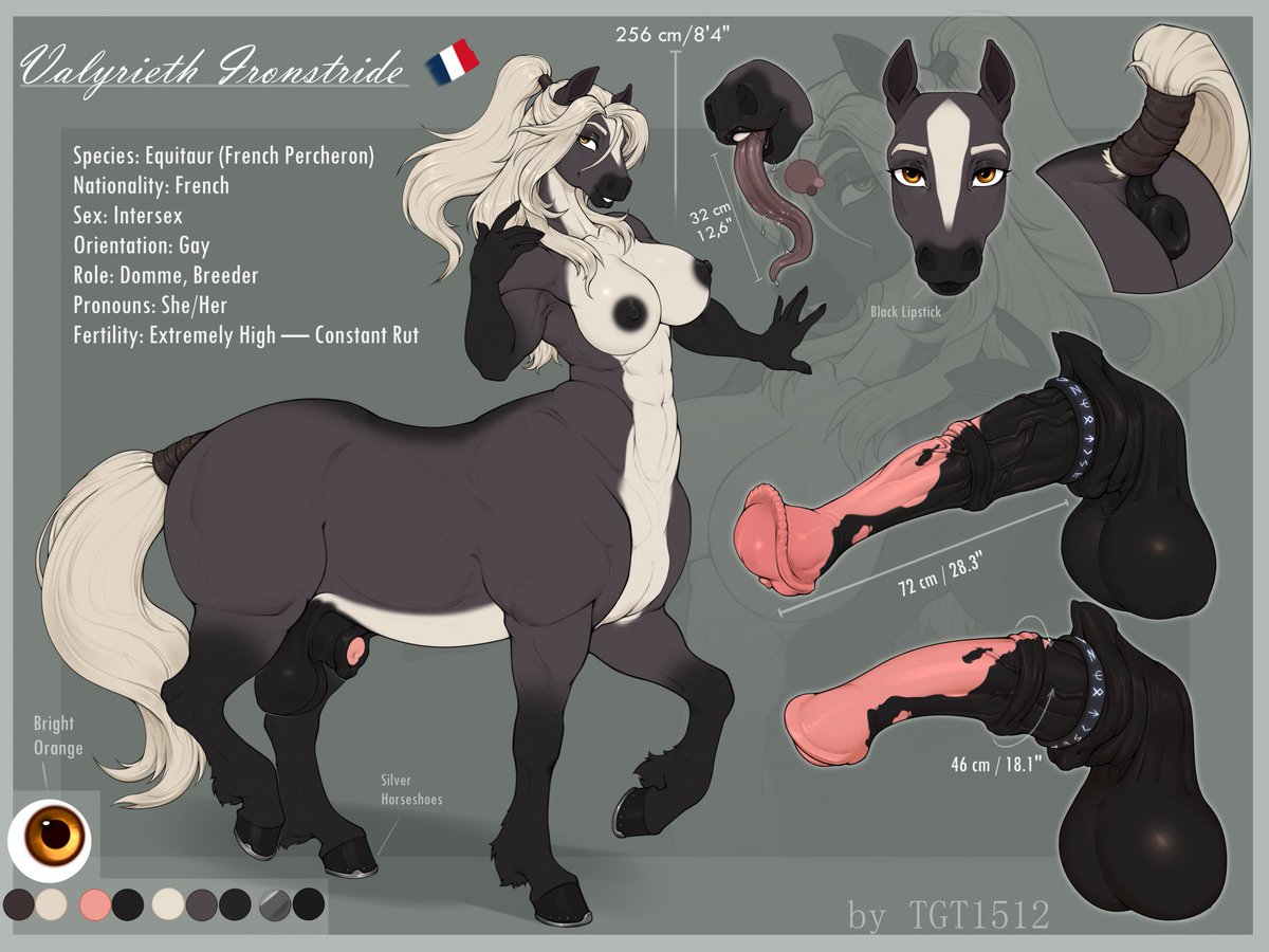 My first taur comm yeeeahh!

For Valyrieth [FA]