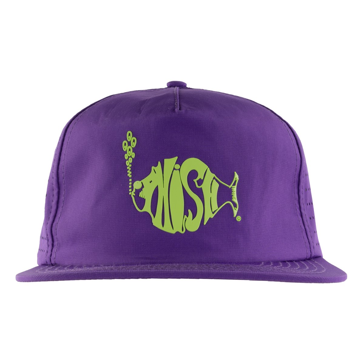 New Dotted Ace Mesh Hats. Mustard Yellow + Grape Purple. On tour now and in the store. Quick drying nylon-blend fabric with a medium profile, bendable bill, webbing strapback, buckle closure, PVC classic Phish logo on front and custom tag → dry.gd/bsn