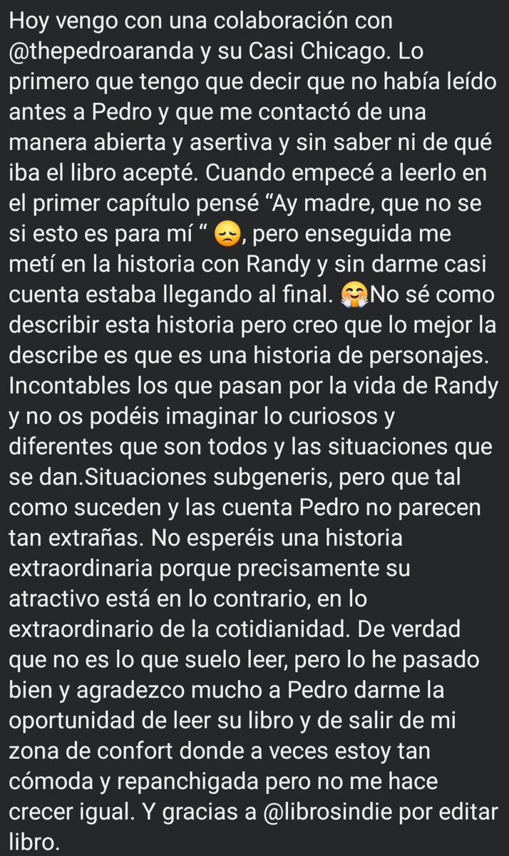 Reseña de CASI CHICAGO,
por @elviguela9

#casichicago