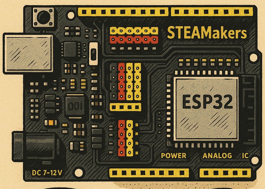 steamakersblock's tweet image. ✅ UNO: sencillo y modular
✅ ESP32 STEAMakers: potencia y conectividad sin límites
✅ ESP32:micro:STEAMakers: all-in-one potente y ampliable
🏷 innovadidactic.com
👩💻 steamakersblocks.com
#esp32 #iot #roboticaeducativa