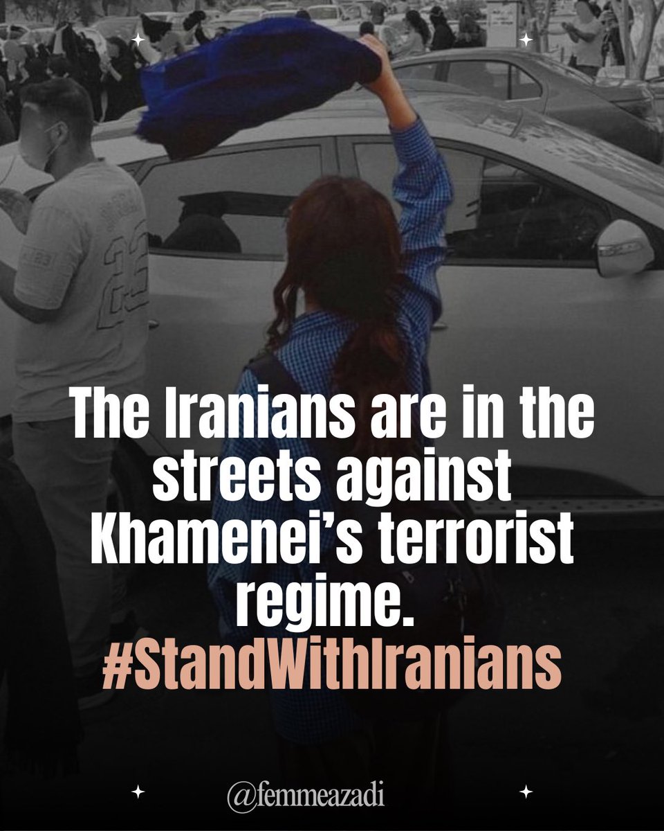 femmeazadi's tweet image. 🇫🇷 Les Iraniens sont dans la rue contre le régime terroriste de Khamenei. #standwithiranians partagez ! 

🇬🇧 The Iranians are in the streets against Khamenei’s terrorist regime. #standwithiranians Share !