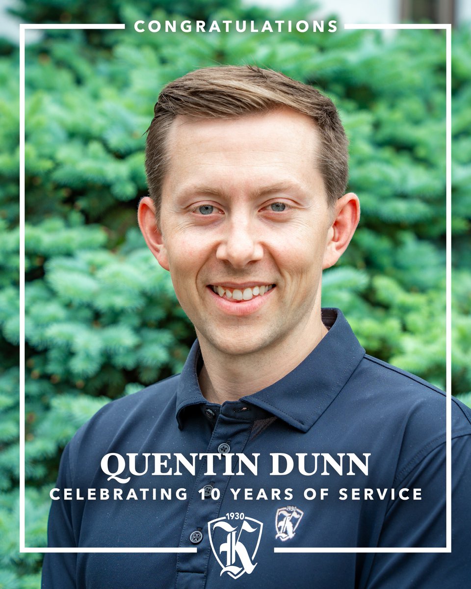 Congratulations to Director of Fitness, Quentin Dunn on 10 years at KCC! Over the past decade, he's built a successful and Member-focused Fitness Program, developed a talented team, and shown incredible leadership. Congratulations, Quentin!