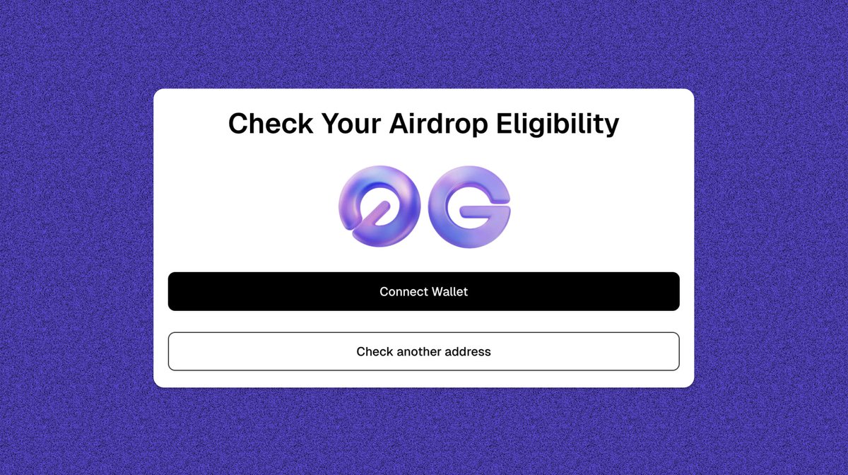 🪂 <a href="/0G_labs/">0G Labs (Home of Infinite AI)</a> Airdrop Checker Live!

You have to register before Sept 21

🔗 airdrop.0gfoundation.ai

🚀 Eligibility:
- 0G Discord roles
- Kaito Yappers
- One Gravity NFT
- Galxe/Intract/Social quests

If you have any issues, you can fill this form: app.deform.cc/form/93044b49-…

Are you