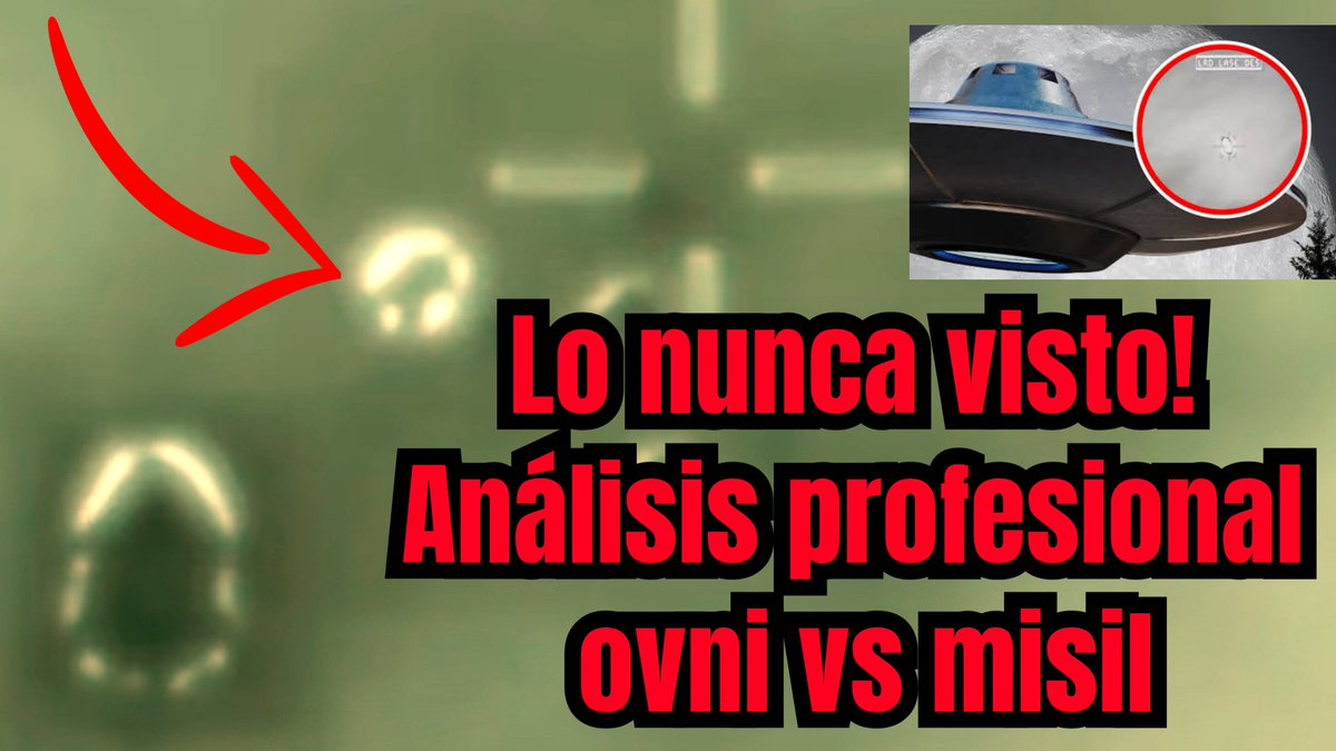 GessamiMtnez's tweet image. ¡NUEVO VÍDEO! Misil contra OVNI: lo que nadie había visto: ANÁLISIS PROFUNDO - NoTanLejos youtu.be/xenscwvjCrE?si… a través de @YouTube 
Brutal hallazgo del ovni atacado por un misil 🤯