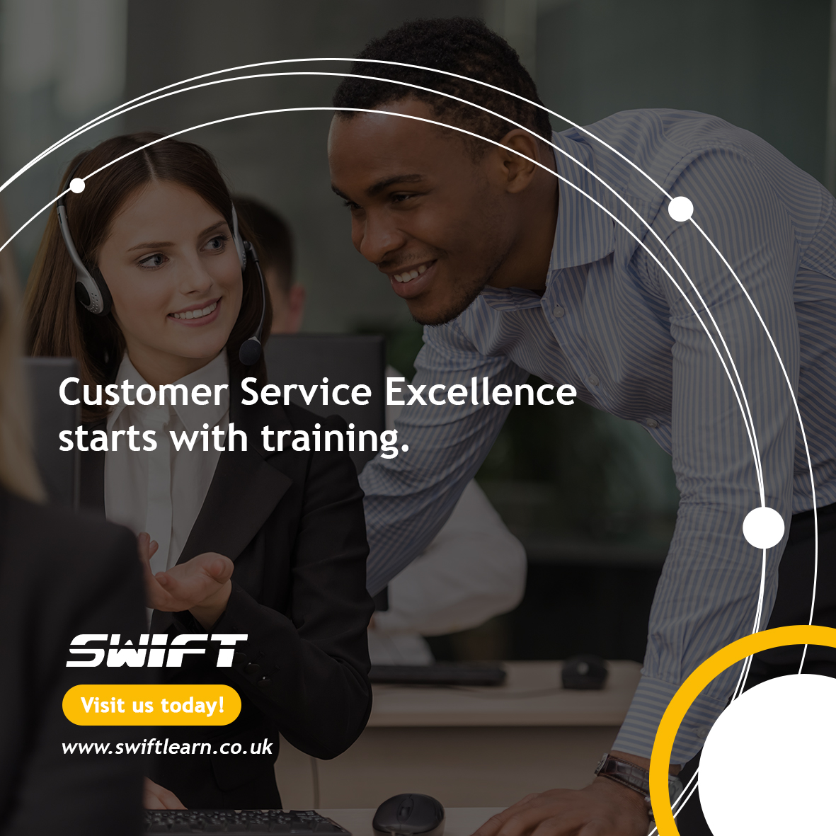 swift_learn1's tweet image. Elevate your customer-facing teams with expert learning modules. Explore: swiftlearn.co.uk/courses
#CustomerServiceTraining #HRLeaders #DigitalLearning #SwiftLearn