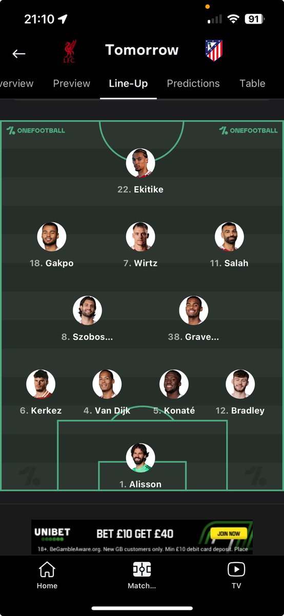 Now this looks good but Robbo goes in for kerkez for me ?