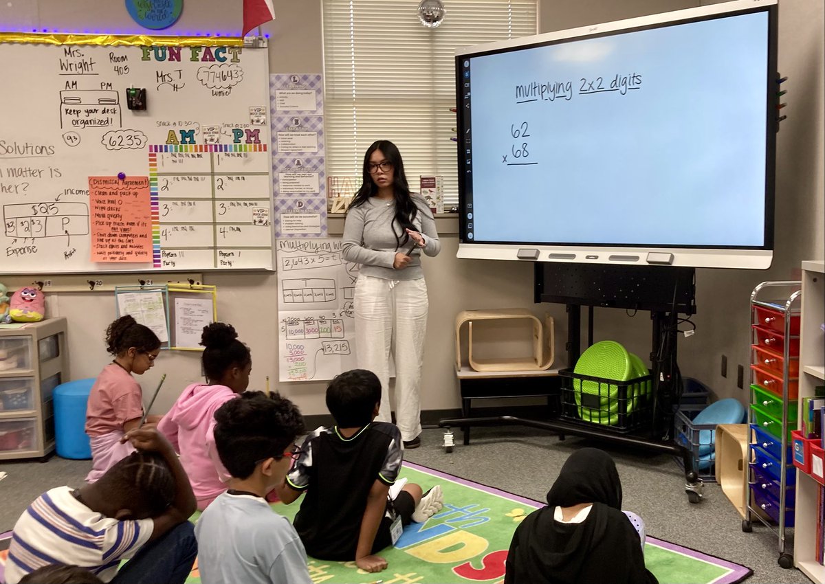 Amazing mentoring happening at <a href="/RDE_Dragons/">Rita Drabek Elementary</a>! It was great to see different co-teach models being utilized. In 1 class the student teacher and cooperating teacher were Team Teaching, while in another the student teacher was leading the lesson on her own! Join us in <a href="/FortBendISD/">Fort Bend ISD</a>!