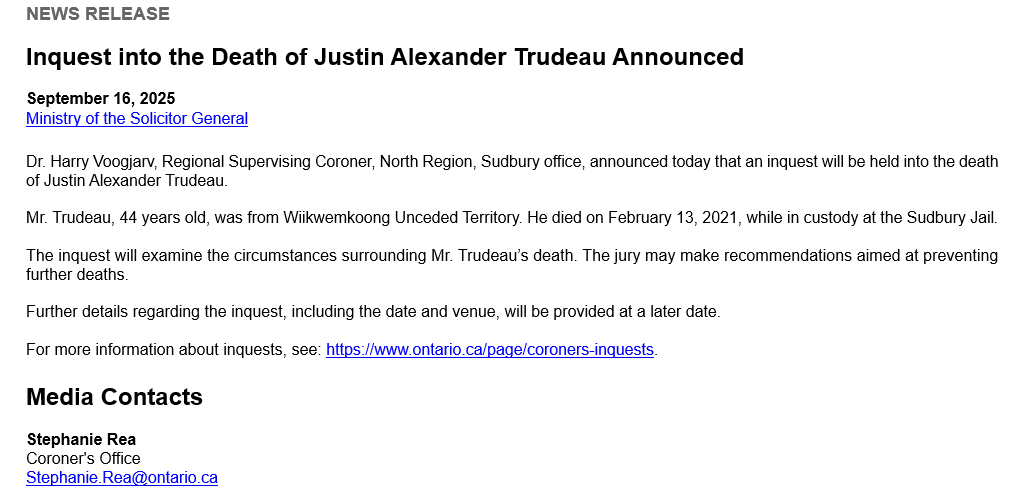 treeggleton's tweet photo. Eye-catching email from the Province of Ontario today.

#JustinTrudeau #JustinTrudeauisdead #canpoli #liberals #Canada #CanadaNews https://t.co/Iz01DsgddX