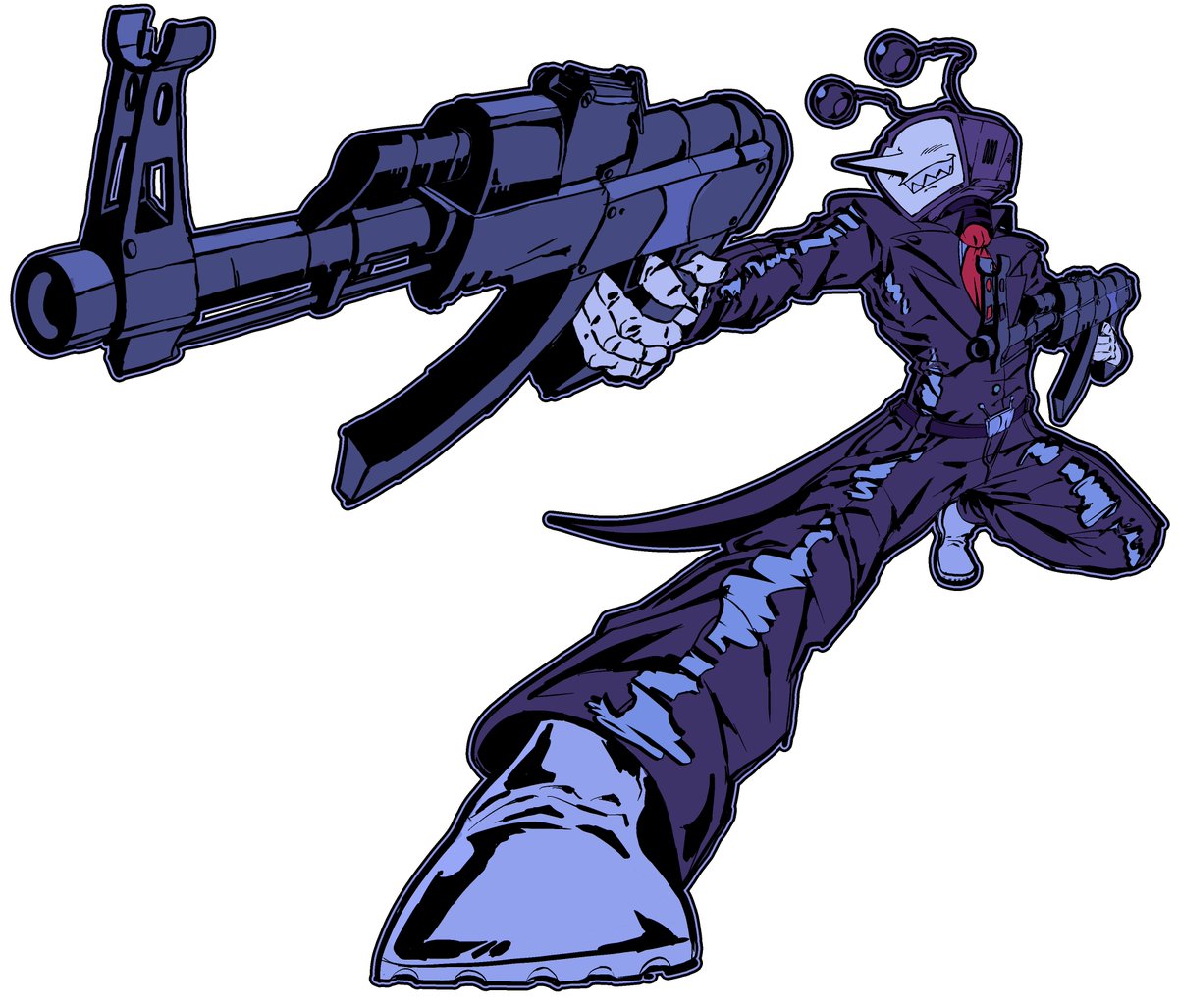 drawing some variation of him every time i finish work lol