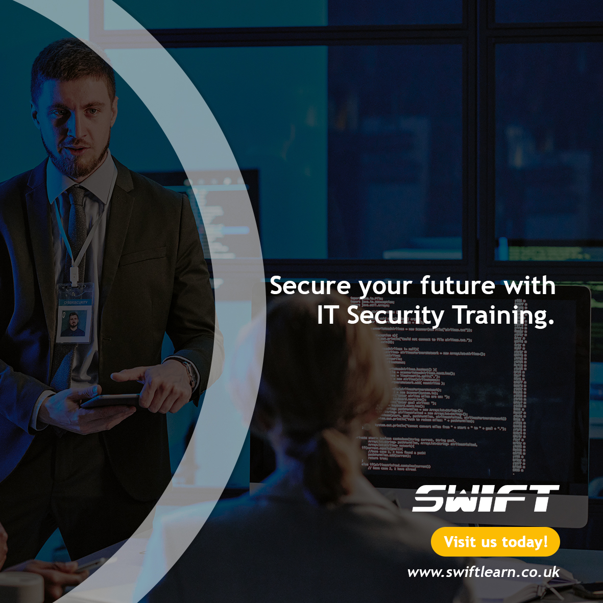 swift_learn1's tweet image. Cybersecurity risks are rising. Ensure your team is prepared with our IT Security modules: swiftlearn.co.uk/courses
#ITSecurity #CorporateTraining #HRPractitioners #SwiftLearn