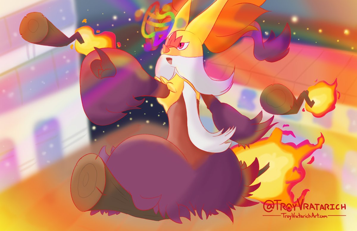 Mega Delphox Rides in to Lumiose City!
I can't believe we are only ONE MONTH away from Pokemon Legends Z-A coming out!

#Pokemon #PokemonLegendsZA  #pokemonart  #pokemonfanart   #megadelphox #delphox  #fennekin #Braixen  #megaevolution #art  #illustration