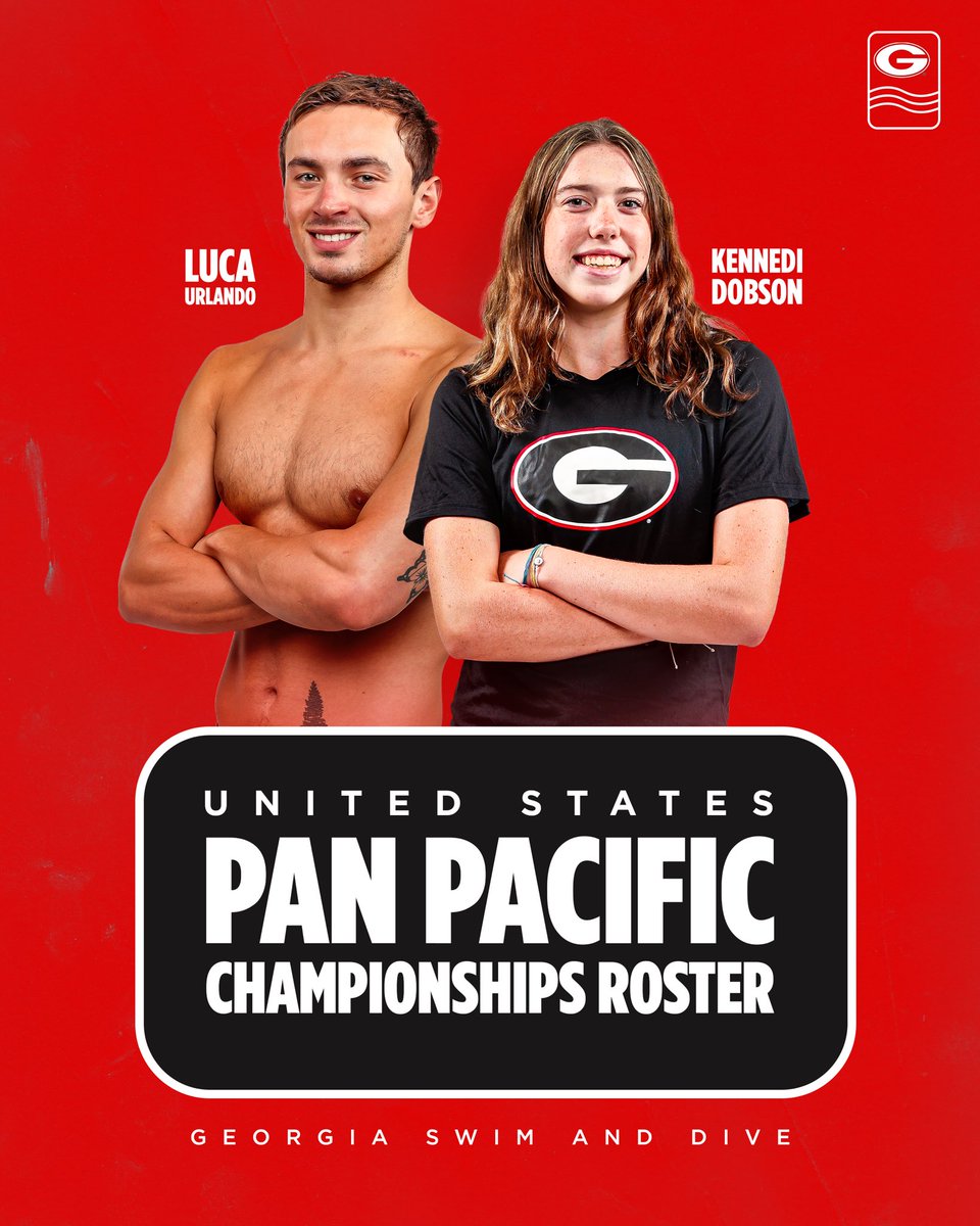 🐶 A pair of #DGD representing Team USA at the Pan Pacific Championships next August! 🇺🇸

#GoDawgs 🐾