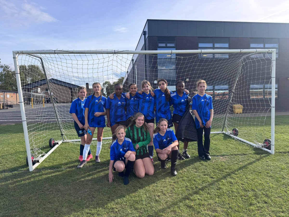 Congratulations to our U13 girls football team who won 9-3 in the first round of the ESFA national cup 👏👏👏
