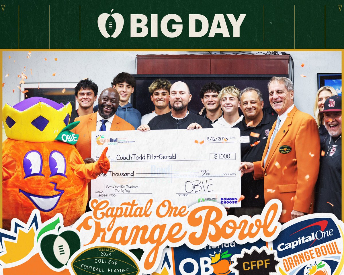 Capital One Orange Bowl tweet media