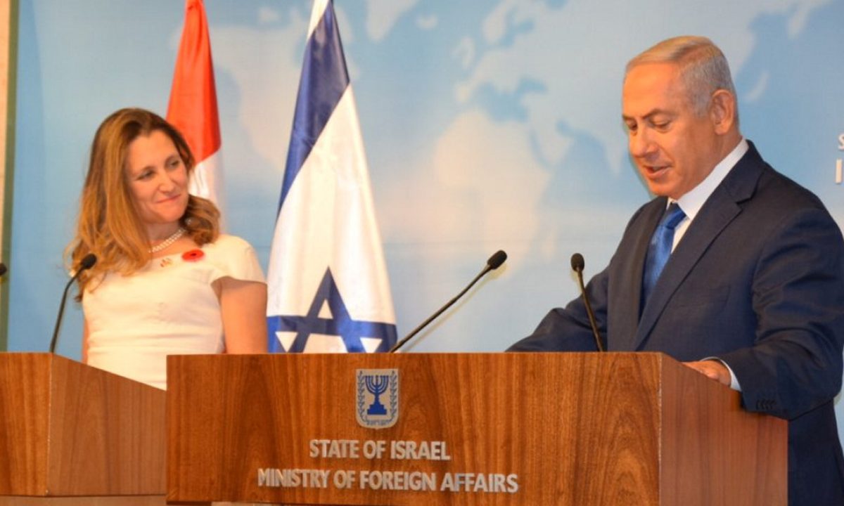 Don’t let the door hit you on the way out, Madame Freeland. Chrystia Freeland’s resignation from cabinet should be celebrated by those who believe in equality &amp; internationalism.
Deeply anti-Palestinian, Freeland has attended multiple genocide rallies and declared that “Canada