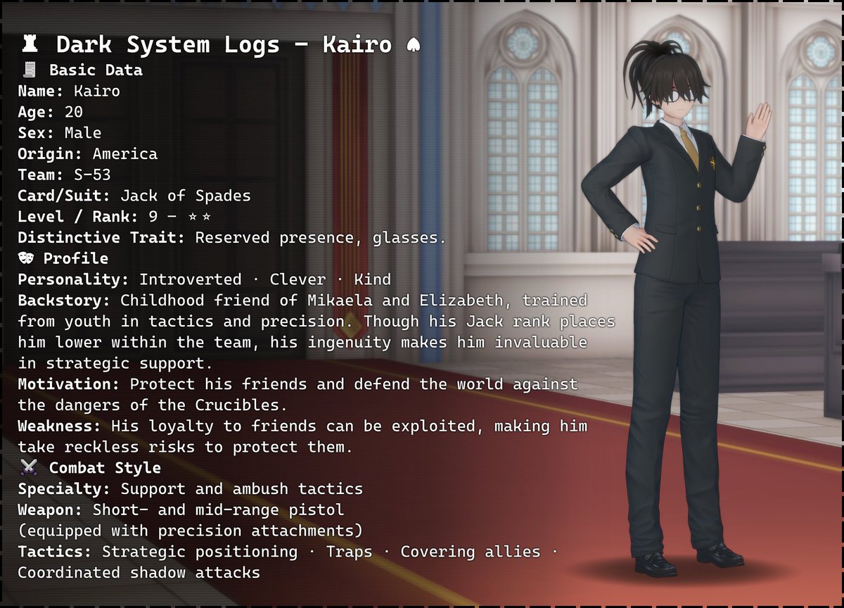 Noone_koi's tweet photo. I've been thinking about a new NTR/QOS story.  There's a secret organisation that protects the world from the shadows, and blah blah blah. 

It's a great metaphor for adding QoS, but with a twist to change things up a bit. And lots of NTR of course.

#コイカツ #QoS https://t.co/jv7WoHag7j