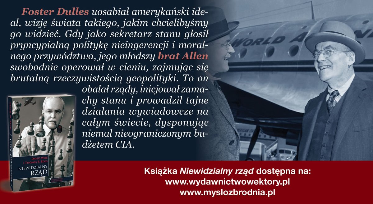 WWektory's tweet photo. Bracia założyciele...

David Wise
i Thomas B. Ross

NIEWIDZIALNY RZĄD

Wydawnictwo Wektory &amp; księgarnia https://t.co/Udqgpy1HeS
Wrocław 2025 https://t.co/tOThuJbVak