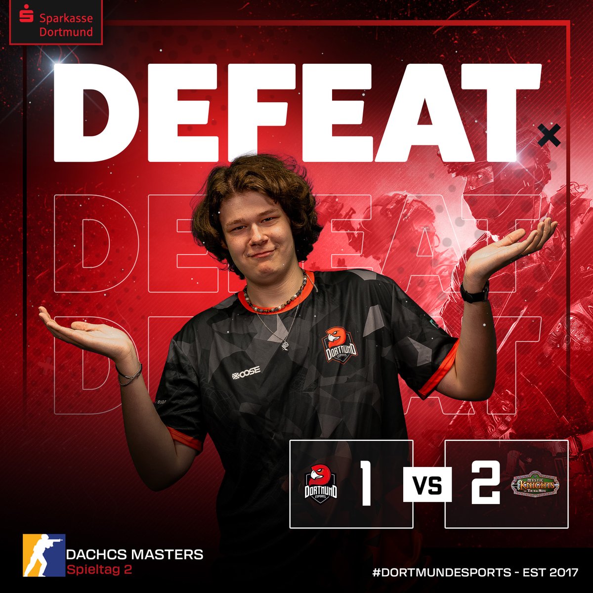 DortmundEsports's tweet image. Heute war kein Win drin

GG @a_grooo @Nitschu_ @neunard99 @screayx_CS @TouiCS2 

#Dortmundesports #CS2 @dachcs