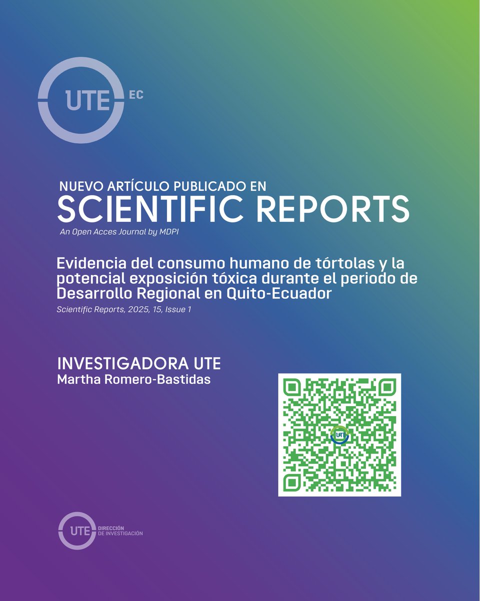 Dirección de Investigación - Universidad UTE tweet media
