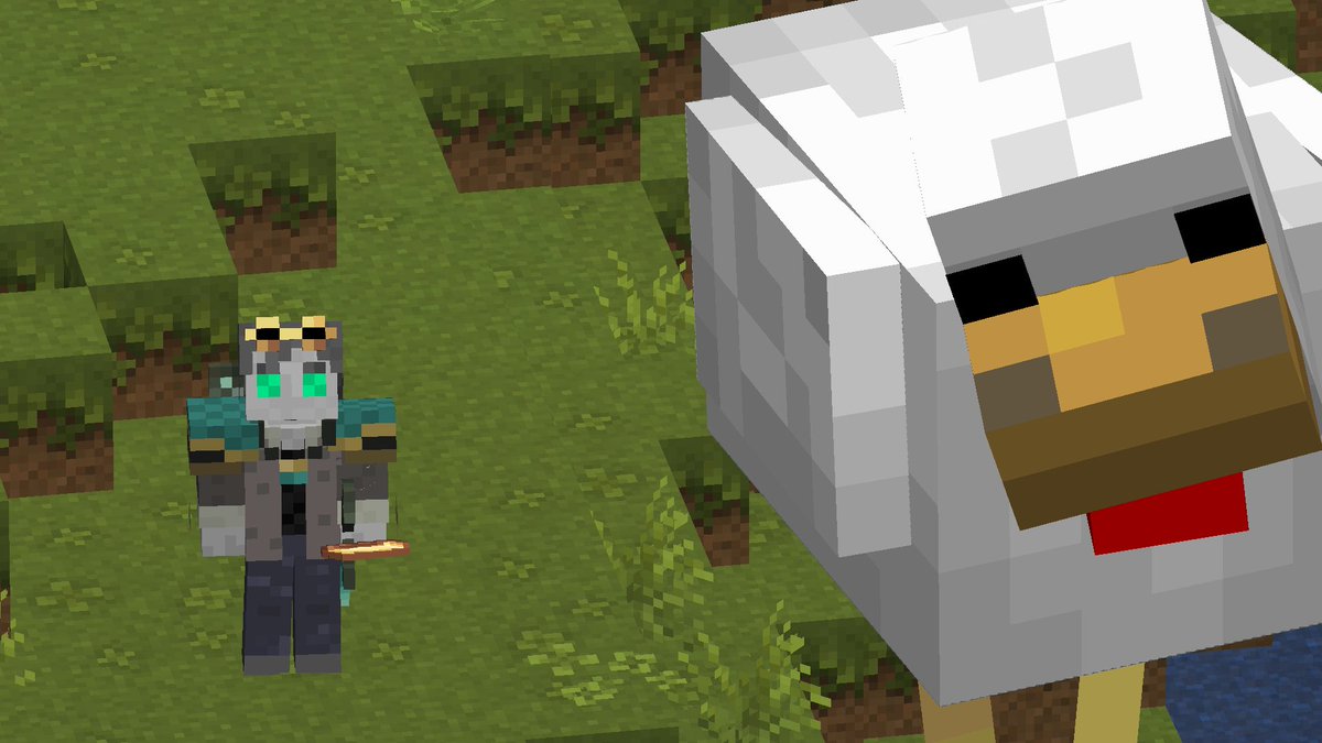 ManMokoki's tweet photo. Umm....
 I think The Robot dude is in Danger now 😅

#LegendsSmp #Minecraft https://t.co/So8hmVDicy