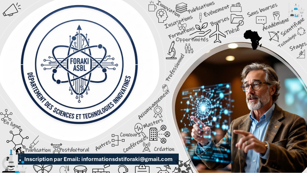 FForaki's tweet photo. Face aux opportunités offerts par la vitesse de la nouvelle technologie, Notre Département des Sciences et Technologies Innovantes, a l’honneur d’annoncer la mise en place d’un programme élargi d’opportunités académiques et professionnelles (nationaux et internationaux) https://t.co/NsFyFqSclX