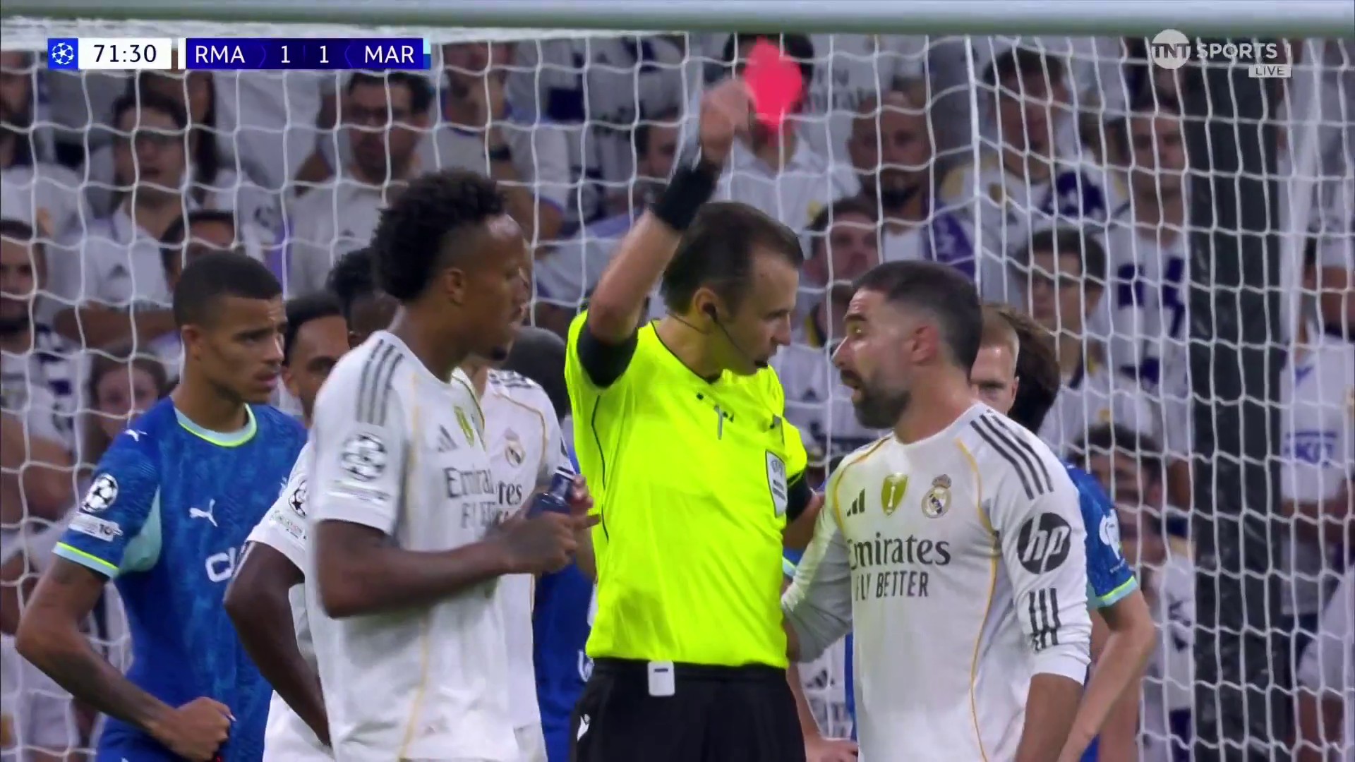 Football on TNT Sports on X: "Dani Carvajal receives a straight red after  VAR review ❌ 📺 @tntsports & @discoveryplusUK https://t.co/17ocyQ5nFB" / X