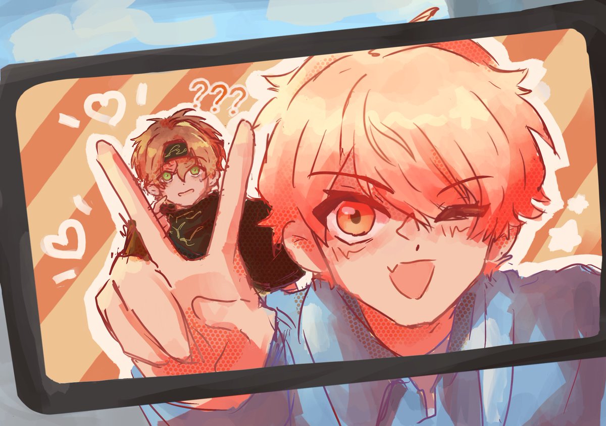 🥞🌟DAY  5:  Colorfes #akikasaweek2025 #akikasa #彰司 
BREAKING  NEWS ❗️❗️❗️
Local  star  annoys the  amnesiac wanderer  who  appeared  out  of  nowhere