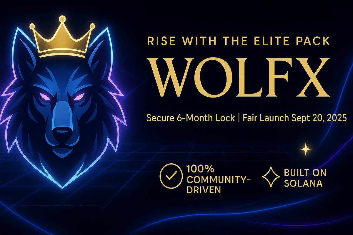 Hello $Wolfx
Launch day is finally live!
Pre-sale begins on <a href="/pinkecosystem/">PinkSale (Pink Ecosystem)</a>  on Friday, September 20th. 
It will last for 1 week and will be listed automatically and locked on <a href="/RaydiumProtocol/">Raydium</a> .
This will be a completely fair sale, so you can purchase any amount you want. 
Join