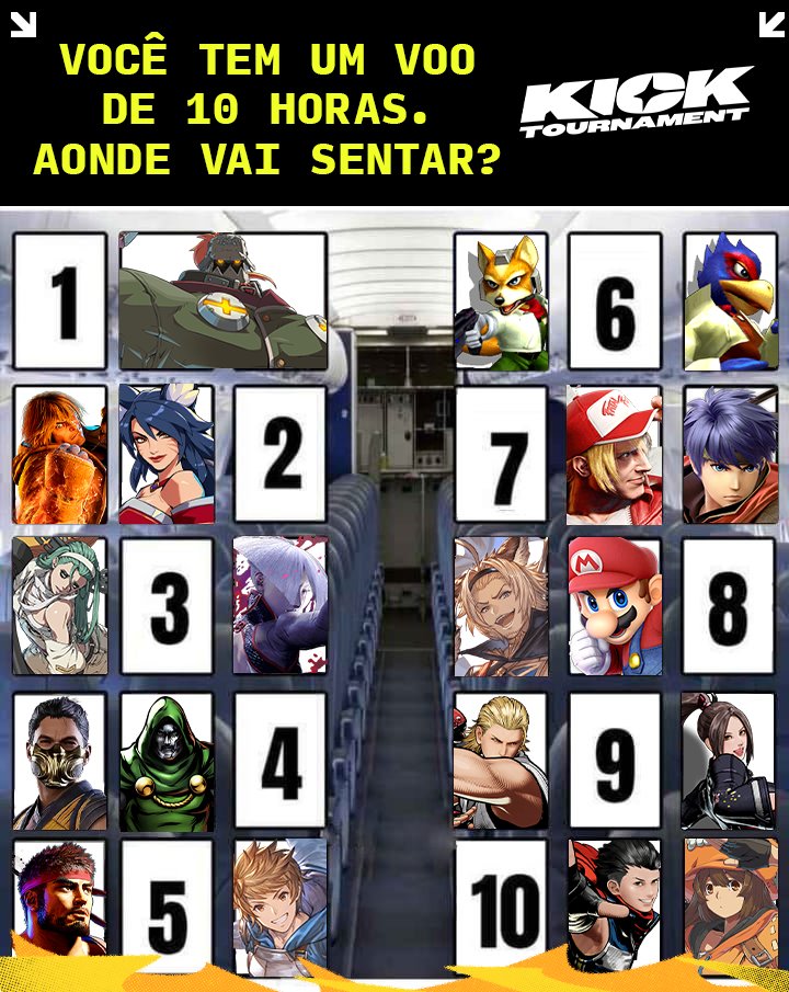 Você só tem uma escolha!✈️

#KickTournament