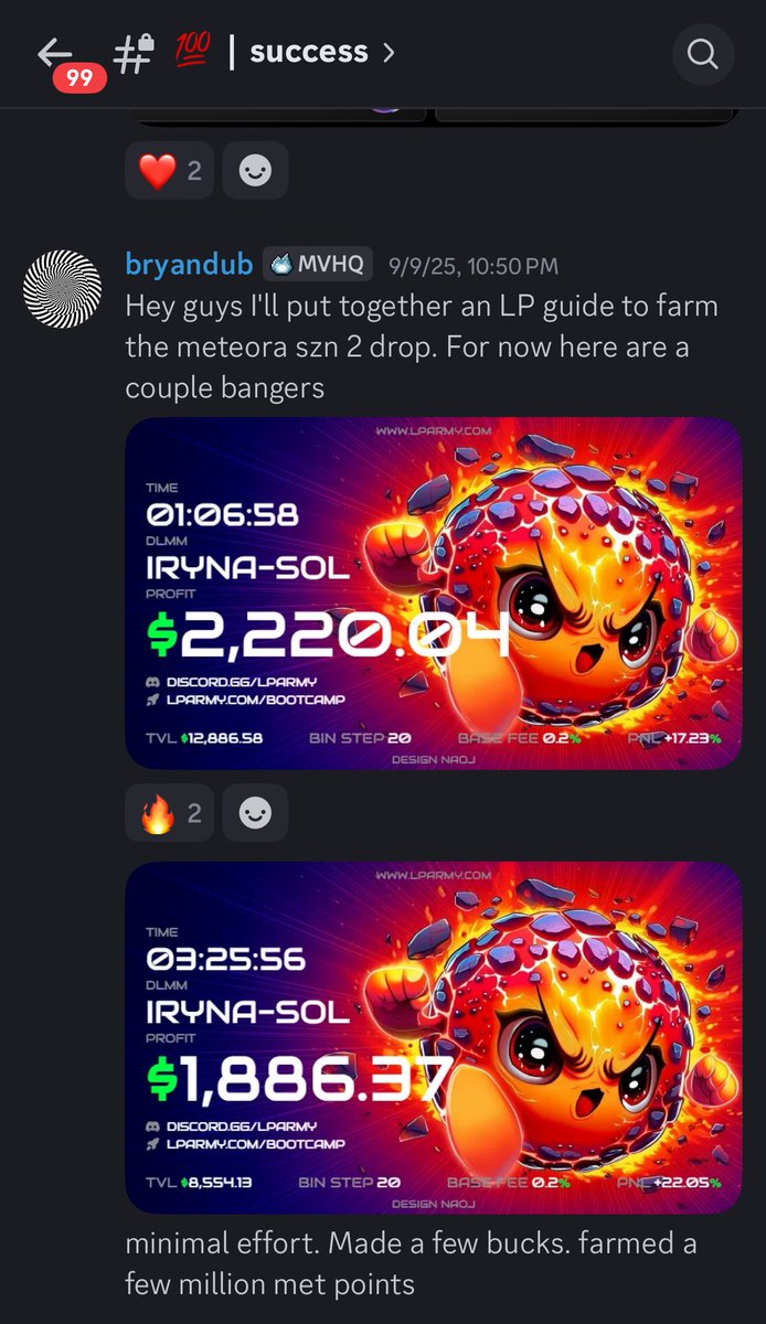 Congrats to Bryan on this <a href="/MeteoraAG/">Meteora</a> cook! 

I wonder how his airdrop will be based on this?🧐🤑