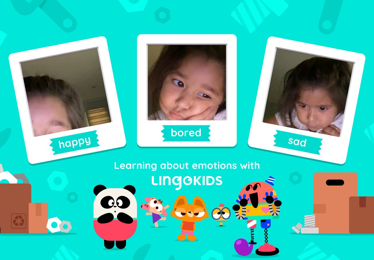 Going through my iPad photos and realized my child has been screenshotting all of the pics she coloured on <a href="/lingokids/">Lingokids</a> but also she’s been practicing her acting! She is just the smartest! 😭😅🤩