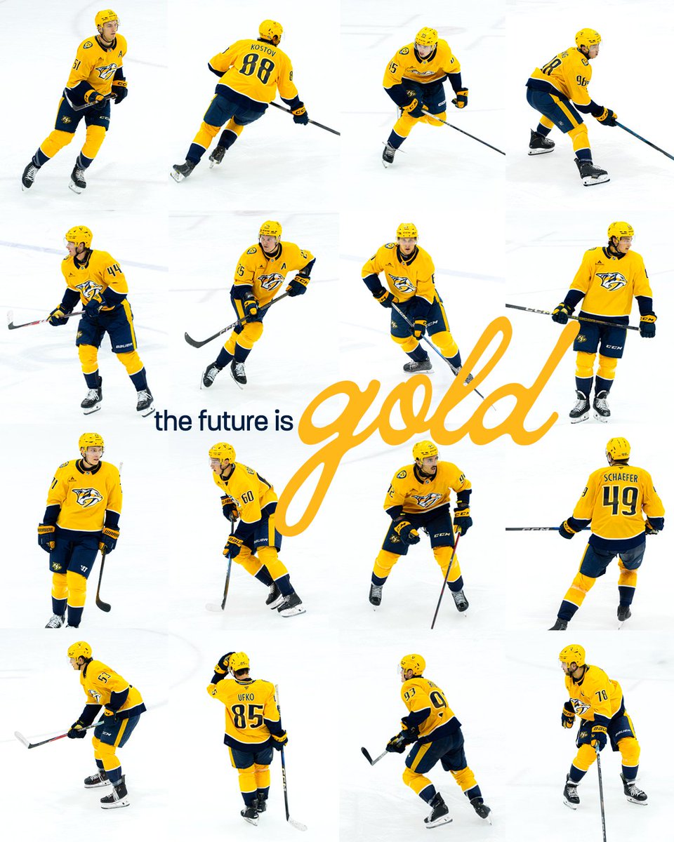 PredsNHL's tweet image. The rookies. The next generation.