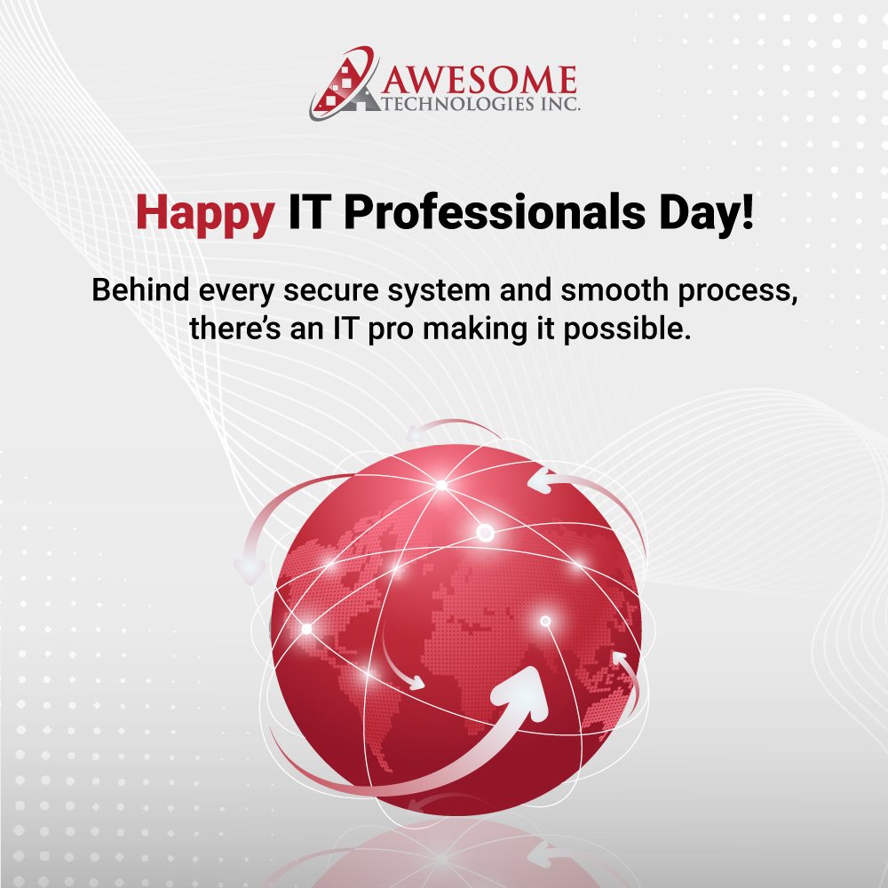 awesometech_inc's tweet image. Behind every secure login and smooth workflow is an IT professional making it happen.

Happy IT Professionals Day!

#AwesomeTechInc #ITProfessionalsDay #TechHeroes #DigitalBackbone