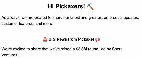 Congrats to <a href="/PickaxeProject/">Pickaxe</a> on your round of Funding! Excited to see you guys at the top!

#AI #Tech