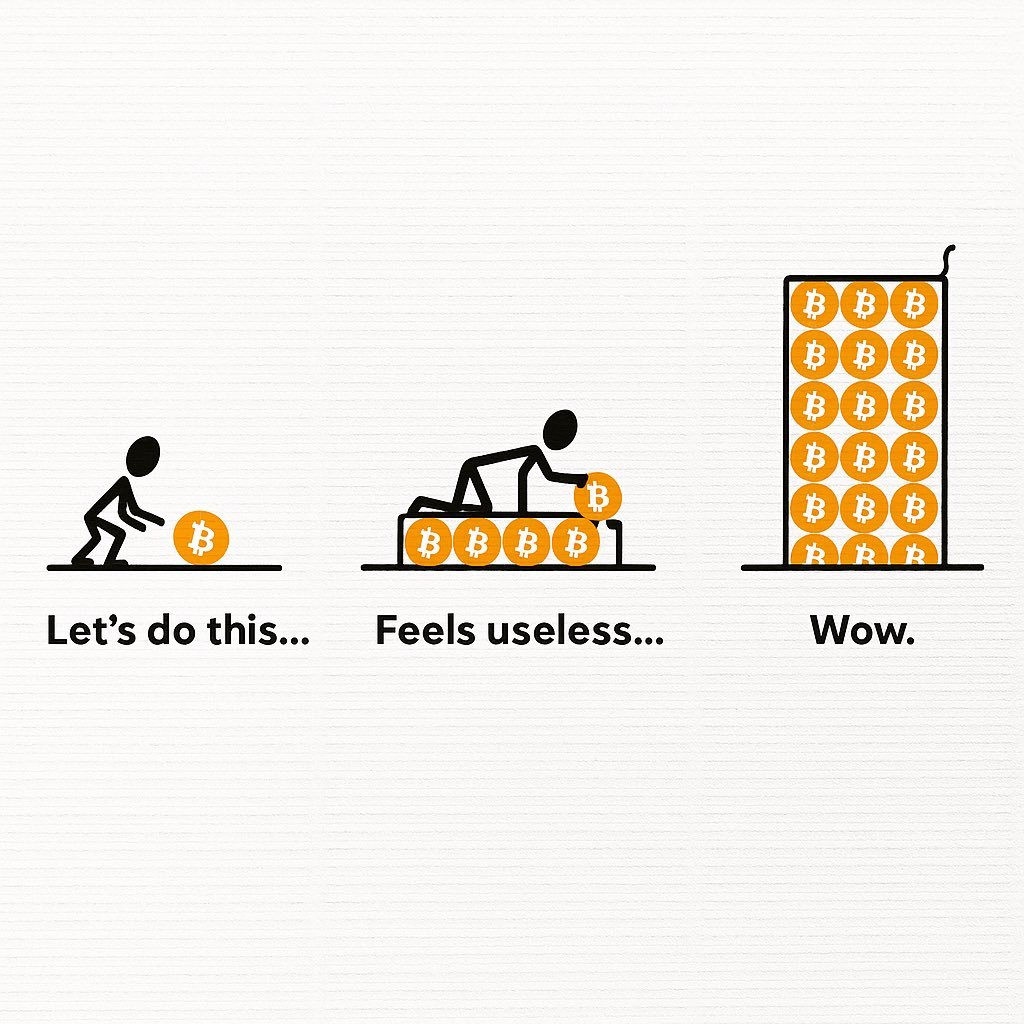 Every sat matters. Keep stacking #Bitcoin