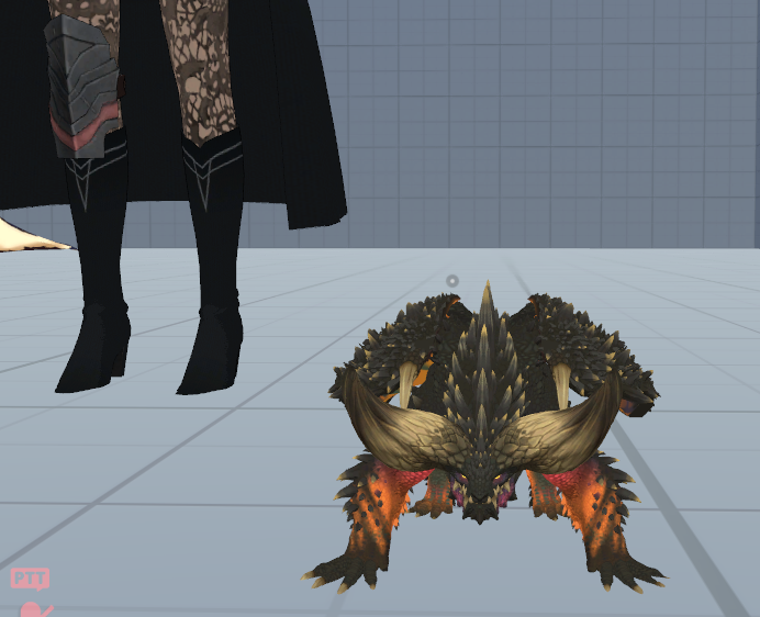 Never played VR Chat before but i chose to be a very tiny nergigante