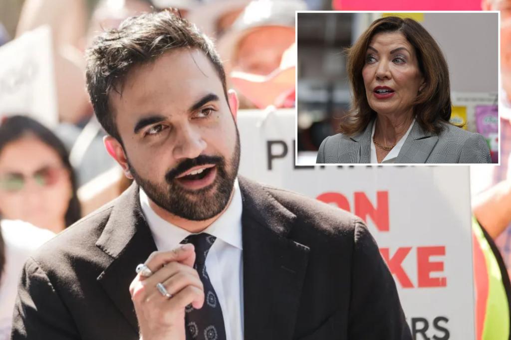 nypost's tweet photo. Zohran Mamdani refuses to back Hochul for re-election after she endorsed him in NYC mayoral race: ‘[She] got played’ https://t.co/HrJLMyYqYL https://t.co/IOrHpa1yNr