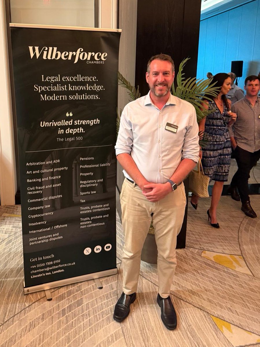 Adam Russell-Knee was pleased to attend the 2025 Wilberforce Cayman Conference &amp; Dinner at the Kimpton Seafire Resort in Grand Cayman.

Thank you to <a href="/WilberforceCh/">Wilberforce Chambers</a> for hosting such an engaging conference and a memorable evening of networking and discussion. #CaymanLaw