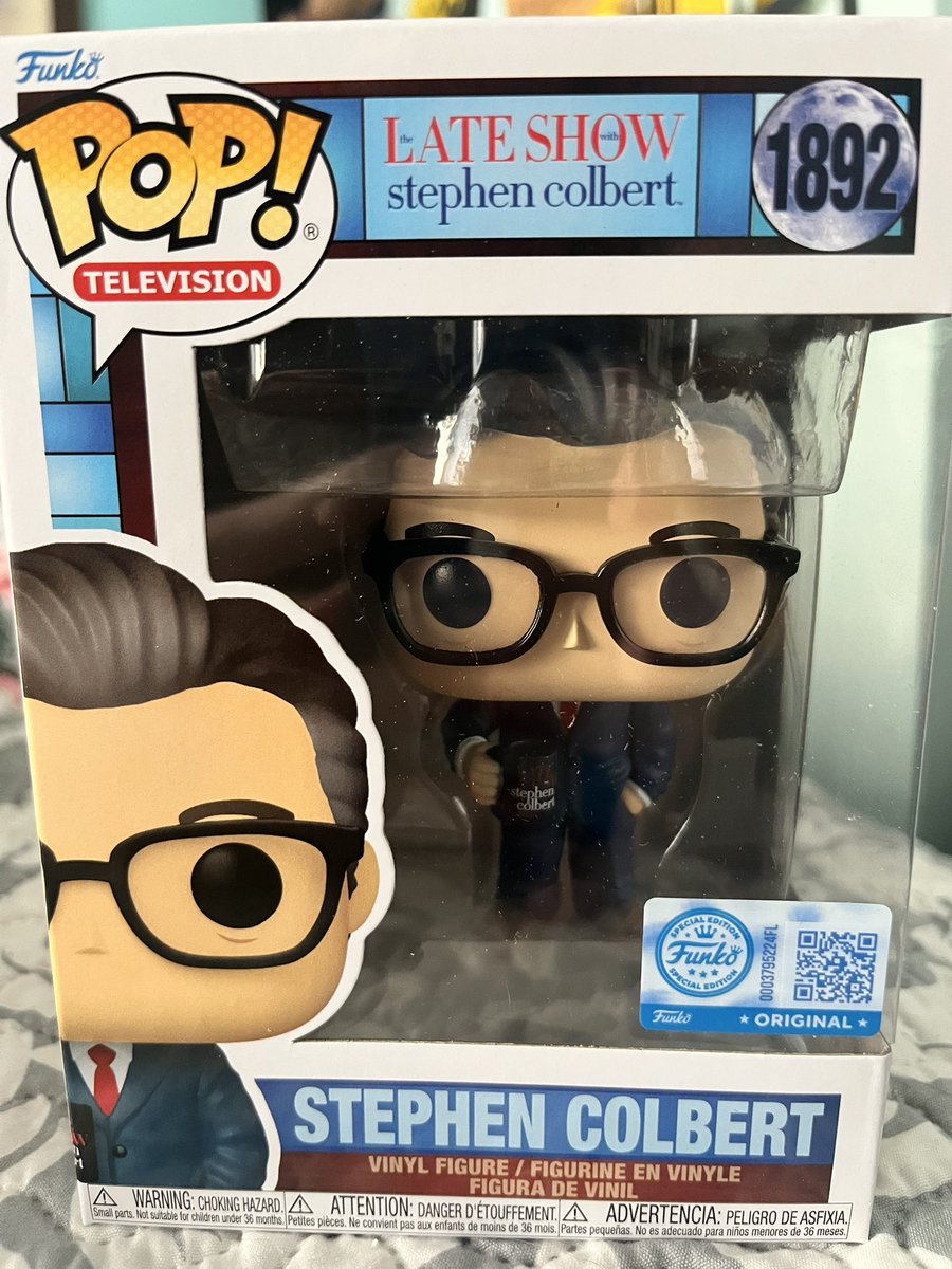 mk119's tweet image. My @StephenAtHome @colbertlateshow  Funko Pop arrived today!!! I don’t have any other Funko Pops, but if @StrikeForceFive wanted to put out a collection, I wouldn’t be opposed to more!