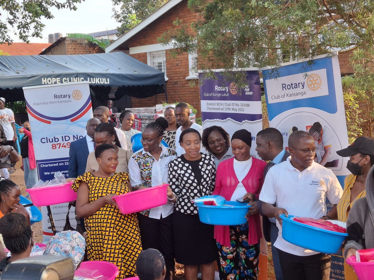It was the District Governor's Official Visit. The Governor  started  by commissioning renovation  works at Hope Clinic Lukuli undertaken by the trio of <a href="/OfKansanga/">Rotary Club Of Kansanga</a> <a href="/Rcmakindyewest/">Rotary Makindye West-D9214</a> <a href="/RCKongeLukuli/">Rotary Club of Konge Lukuli</a> 
Medical equipment, maama kits and mattresses  were also donated.