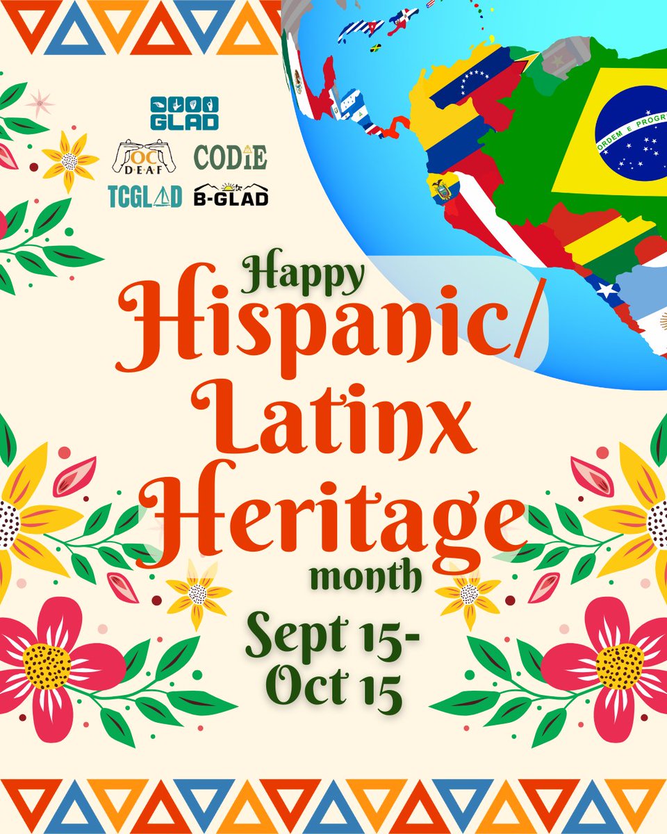🌎✨ Happy Hispanic/Latinx Heritage Month! ✨🌎 Celebrating the rich history, culture, and contributions of the Hispanic/Latinx community

🌎✨ ¡Feliz Mes de la Herencia Hispana/Latinx! ✨🌎 Celebrando la rica historia, cultura y contribuciones de la comunidad hispana/latinx