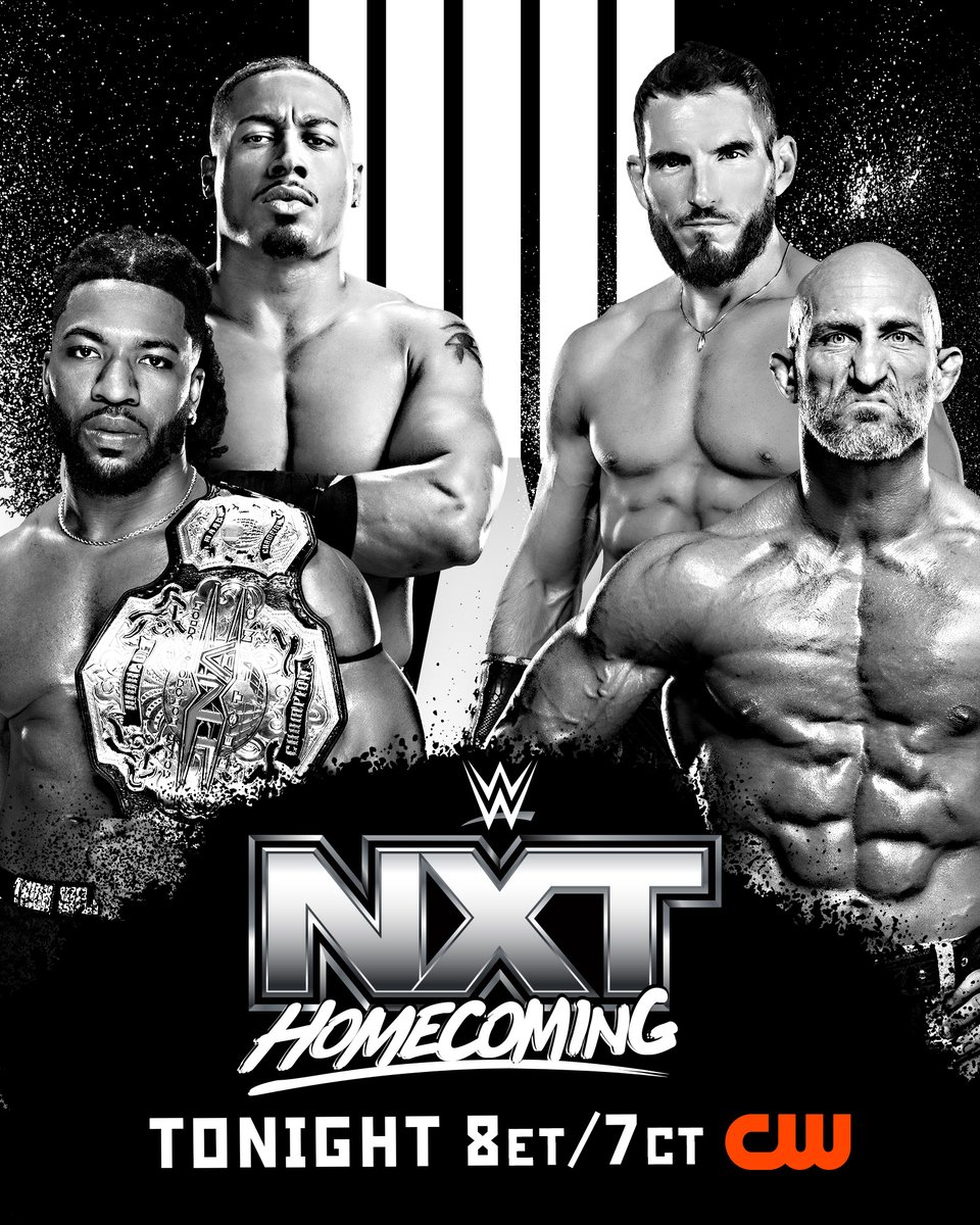 WWENXT's tweet image. .@_trickwilliams and @Carmelo_WWE reunite to take on #DIY in tag team action TONIGHT at #NXTHomecoming!
📺 8ET/7CT on @TheCW
