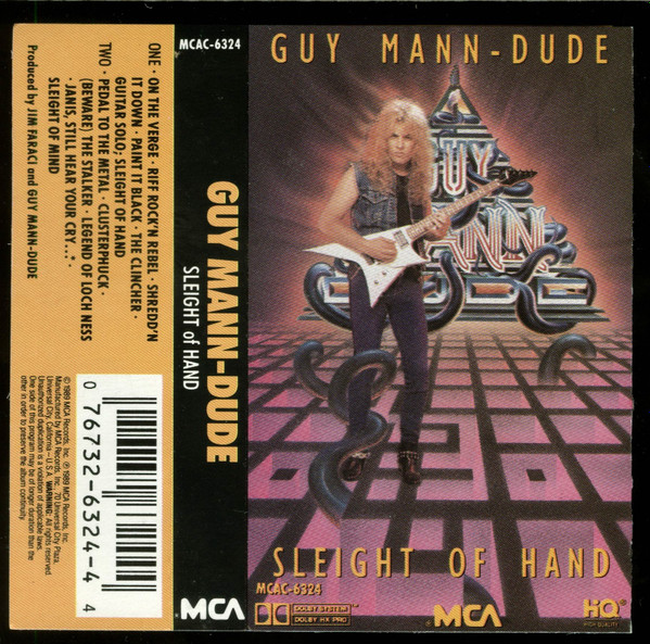 I feel like not enough people are aware that there's a musician who chose the stage name Guy Mann-Dude.