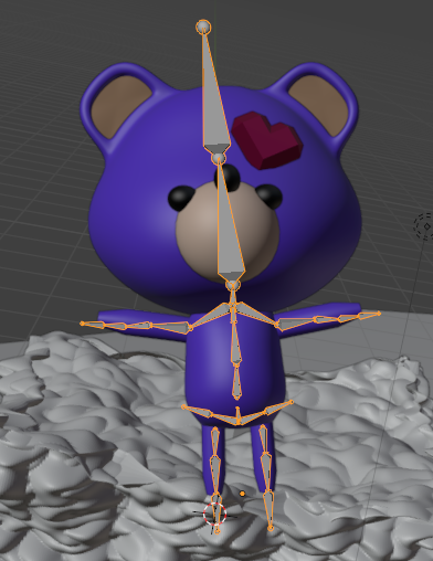 yusatohaco's tweet image. ＦＢＸ化してみたら
ボーンが各＋１ずつ増えてしまった
なぜ・・・なぜだーーーー！
ウエイトはつけてないボーンだから
おかしな動きにはならないはずだけど
なんか気持ち悪いー！
＃blender　＃ＦＢＸ