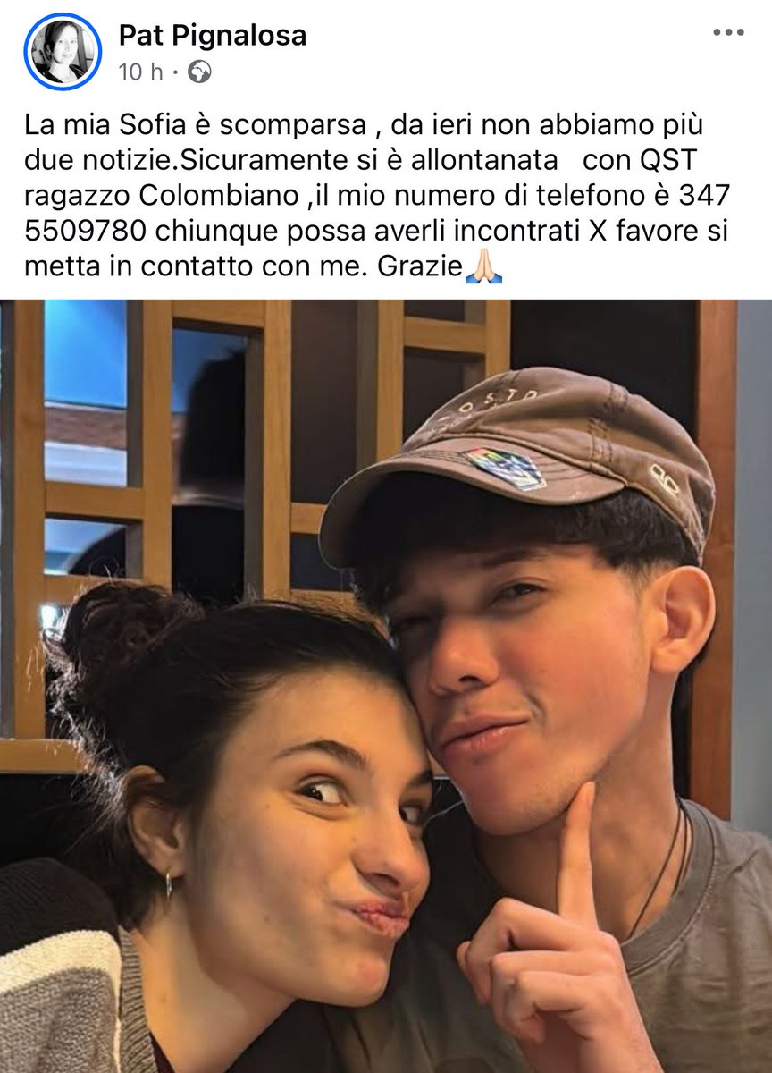 madò raga condividete il più possibile e vi ricordo di contattare il numero +393475509780 se la vedete in giro