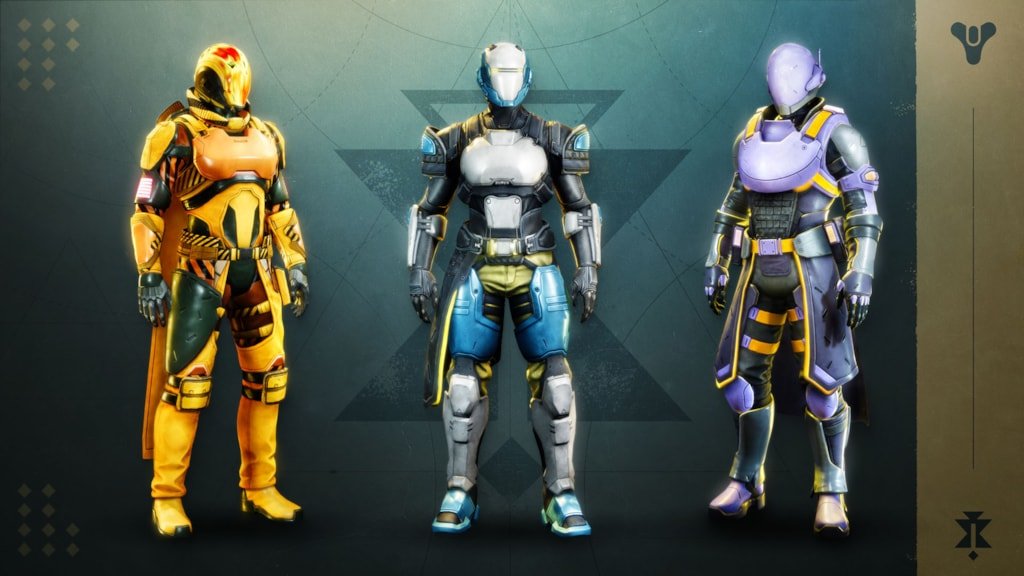 Aqui estão os sets de ornamentos do passe de temporada atual e sets de atividades do portal.

#Destiny2