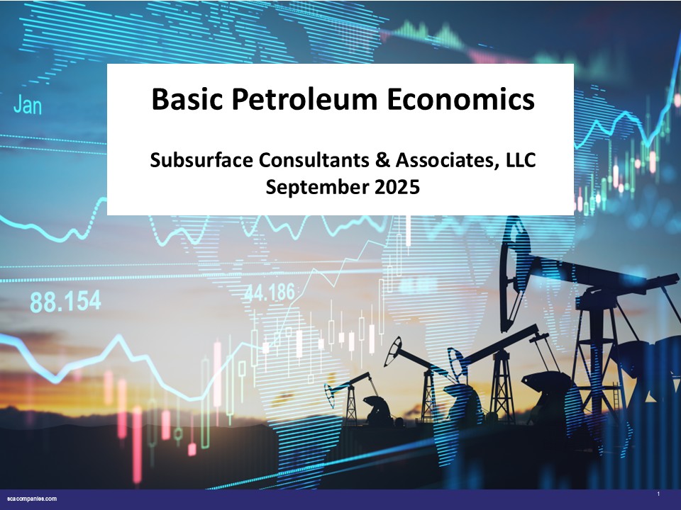 scacompanies's tweet photo. πΈStudy the Application of Cash Flow Concepts to the Petroleum IndustryπΈ
"Basic Petroleum Economics" https://t.co/jIYn1fDoK3
Instructor: C. Susan Howes, PE, PHR
π
September 16, 2025 (Houston, TX)
#petroleumindustry #economics #cashflow #netpresentvalue #ROI #oilandgas https://t.co/lKd5mUIqzR