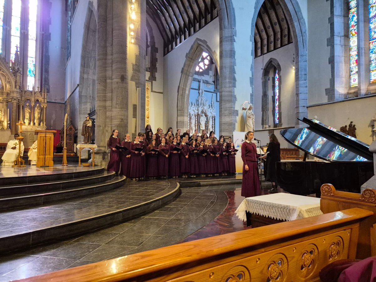 Today our 1st Years attended a special Mass in St. John’s Cathedral, celebrated by the Bishop together with other 1st Year students from across the diocese.

A big thank you to our school choir, who sang so beautifully and added to the atmosphere of the celebration.