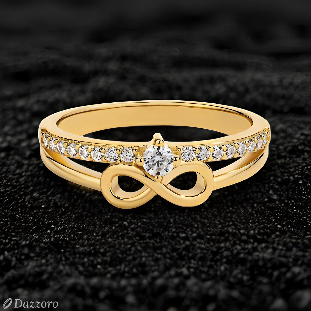 dazzoro's tweet image. ✨ A band without limits.
The Eterna Infinity Ring — 0.24ct D Color VVS1 Moissanite in 925 Sterling Silver, made to last forever 💍

#moissanite #infinityring #bridaljewelry #weddingband #Dazzoro